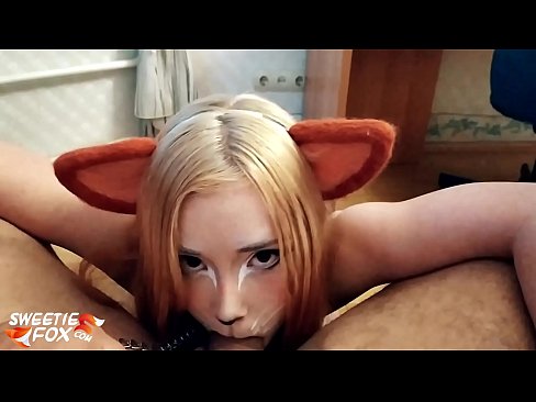 ❤️ Gitulon ni Kitsune ang dick ug cum sa iyang baba ❤ Porn video sa amon